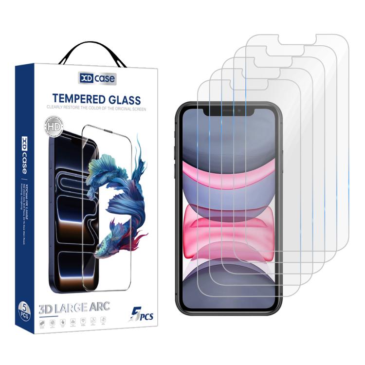 XDcase 5 PCS/Pack High Alumina Tempered Glass Screen Protector, For iPhone Duo Outer Screen, For iPhone 18 Pro / 17 Pro, For iPhone 18 Pro Max/17Pro Max, For iPhone 17e/16e/14/13/13 Pro, For iPhone 17 / 16 Pro, For iPhone Air, For iPhone 16 Pro Max    ...