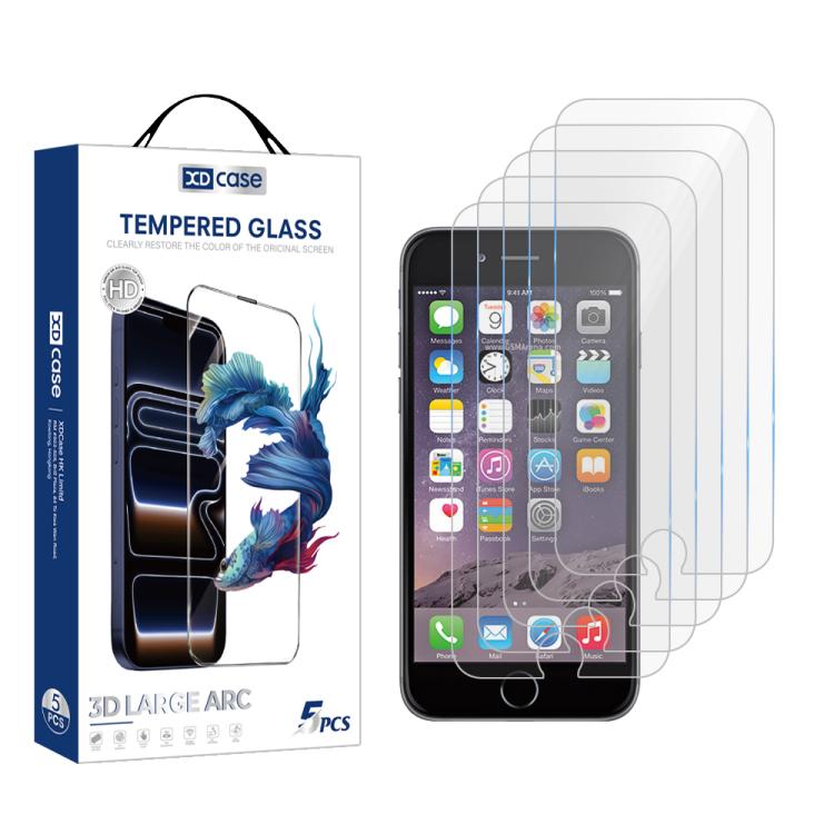 XDcase 5 PCS/Pack High Alumina Tempered Glass Screen Protector, For iPhone Duo Outer Screen, For iPhone 18 Pro / 17 Pro, For iPhone 18 Pro Max/17Pro Max, For iPhone 17e/16e/14/13/13 Pro, For iPhone 17 / 16 Pro, For iPhone Air, For iPhone 16 Pro Max    ...