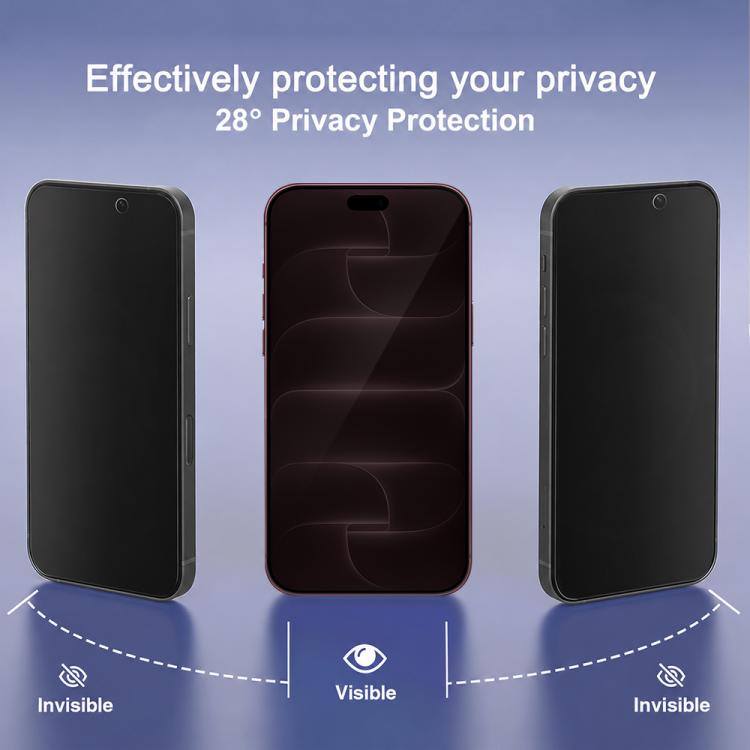 XDcase 5 PCS/Pack Anti-Peep High Alumina Tempered Glass Screen Protector, For iPhone Duo Outer Screen, For iPhone 18 Pro / 17 Pro, For iPhone 18 Pro Max / 17 Pro Max, For iPhone 17e/16e/14/13/13 Pro, For iPhone 17 / 16 Pro, For iPhone Air              ...